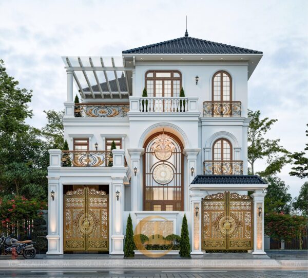 BIỆT THỰ TÂN CỔ MÁI NHẬT 3 TẦNG - ANH KIÊN - HẢI PHÒNG